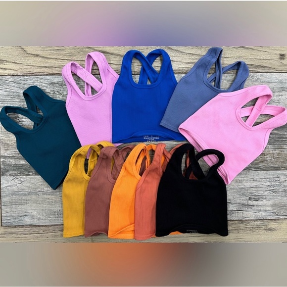 Free People Happiness Runs Convertible Tank in Burnt Orange - Picture 2 of 12